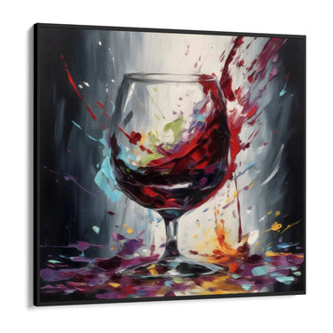 Quadro Stampa su Tela Tracce di Vino - CupidoDesign