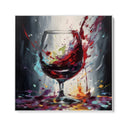 Quadro Stampa su Tela Tracce di Vino - CupidoDesign