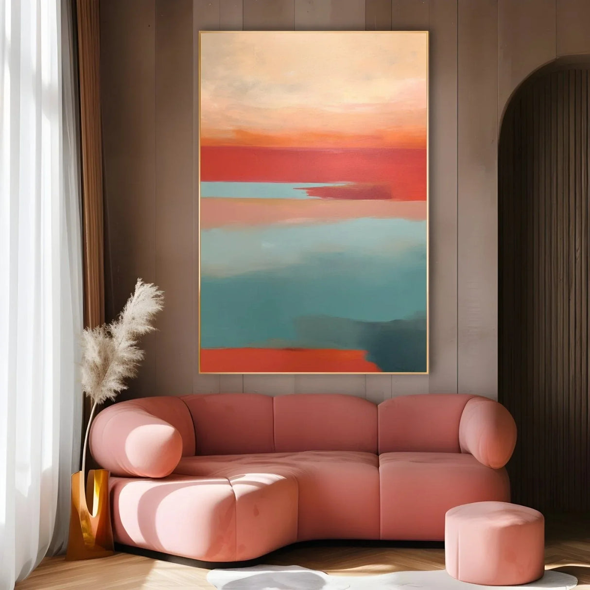 Quadro Stampa su Tela Trama Serena - CupidoDesign