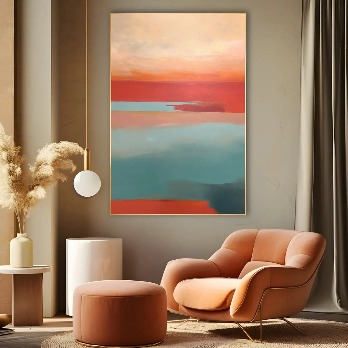 Quadro Stampa su Tela Trama Serena - CupidoDesign