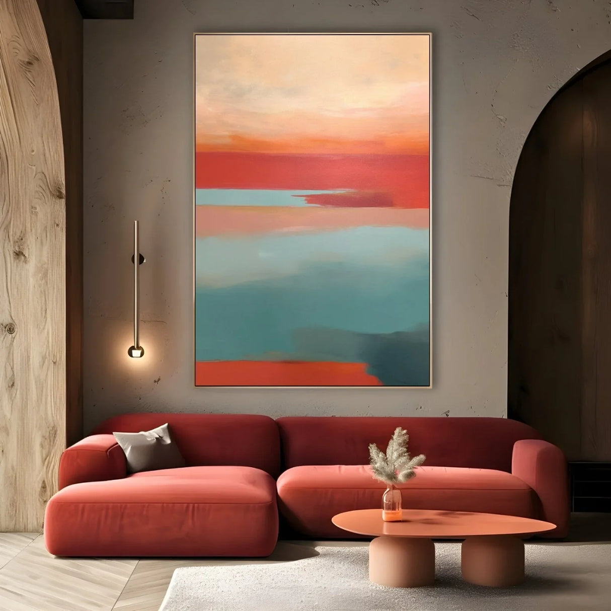 Quadro Stampa su Tela Trama Serena - CupidoDesign