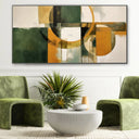 Quadro Stampa su Tela Trama smeraldo - CupidoDesign