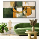 Quadro Stampa su Tela Trama smeraldo - CupidoDesign