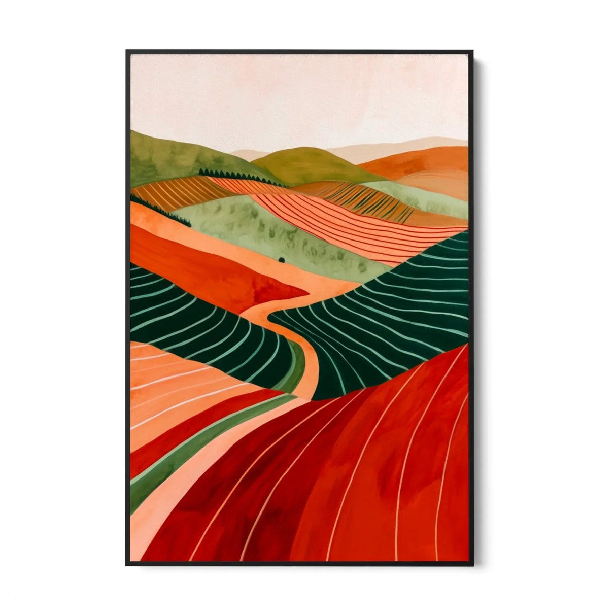 Quadro Stampa su Tela Trame Collinari - CupidoDesign