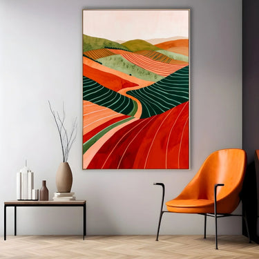 Quadro Stampa su Tela Trame Collinari - CupidoDesign