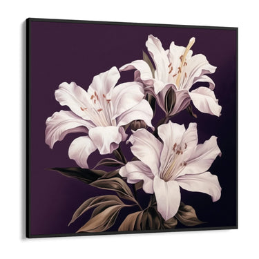 Quadro Stampa su Tela Trame di Bellezza Floreale - CupidoDesign