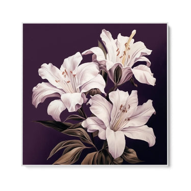 Quadro Stampa su Tela Trame di Bellezza Floreale - CupidoDesign