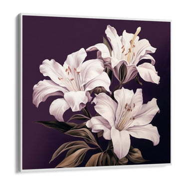 Quadro Stampa su Tela Trame di Bellezza Floreale - CupidoDesign