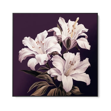 Quadro Stampa su Tela Trame di Bellezza Floreale - CupidoDesign