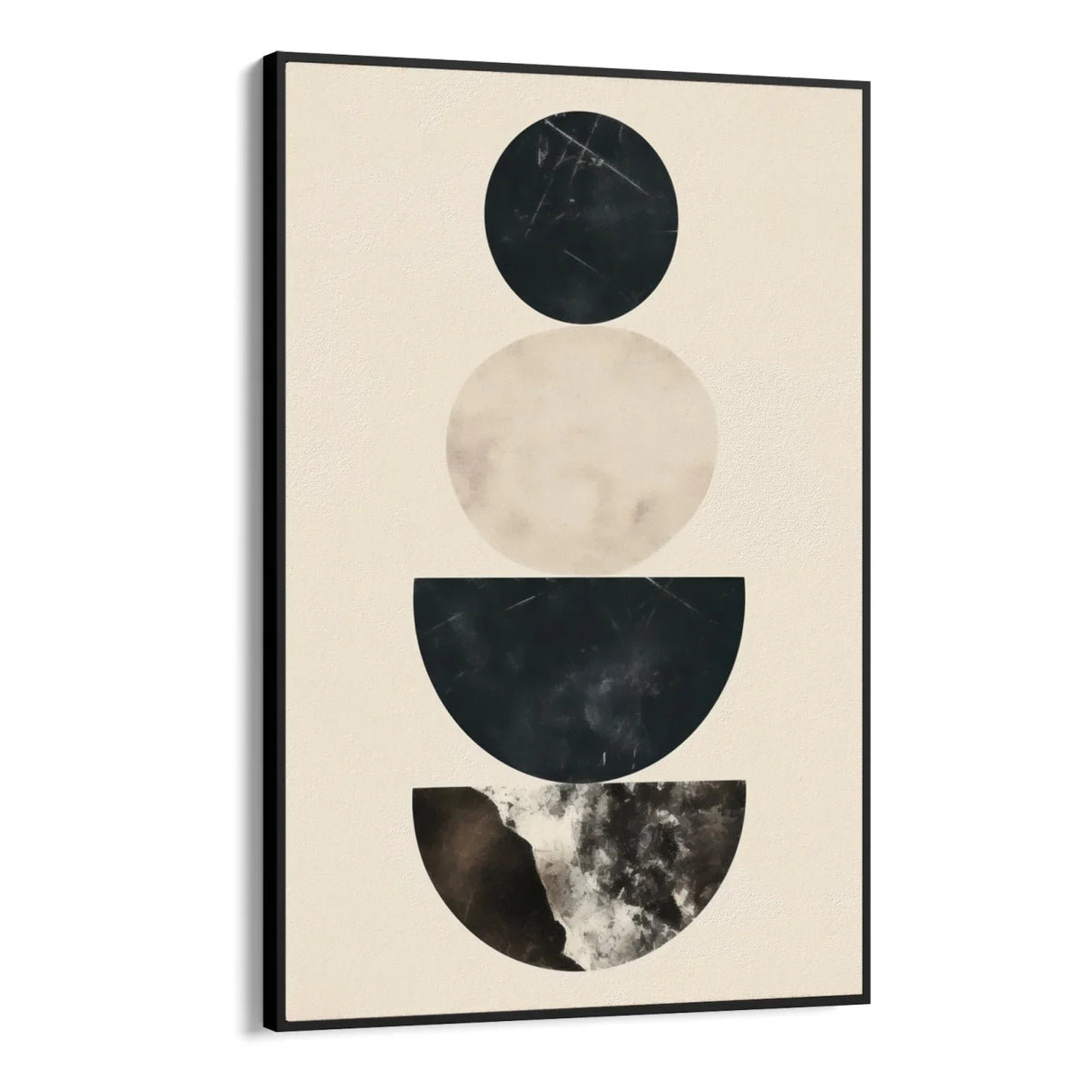 Quadro Stampa su Tela Trame di Grigio - CupidoDesign