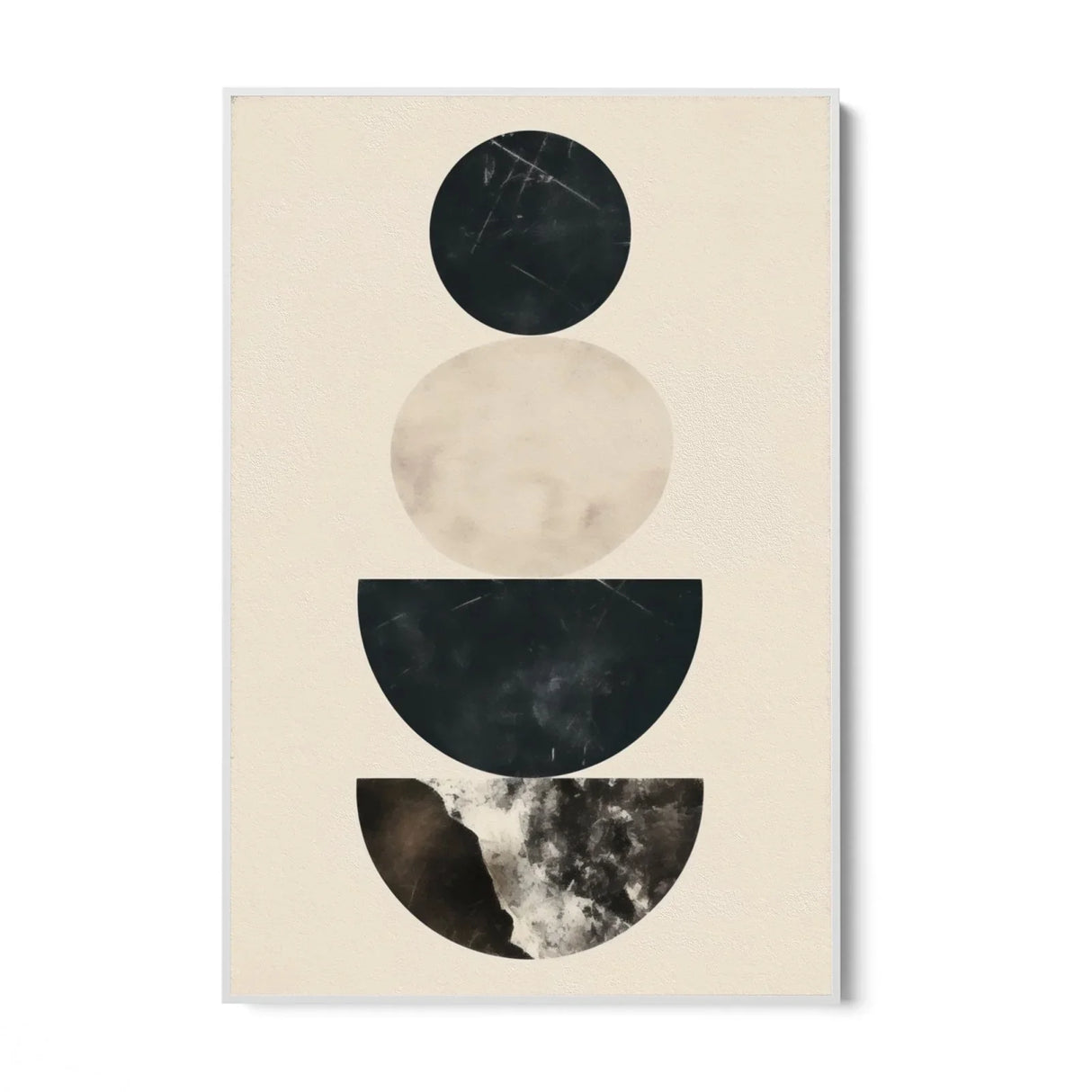 Quadro Stampa su Tela Trame di Grigio - CupidoDesign