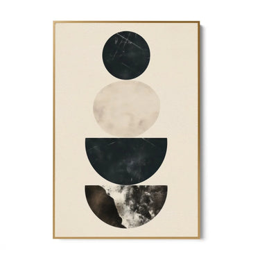 Quadro Stampa su Tela Trame di Grigio - CupidoDesign