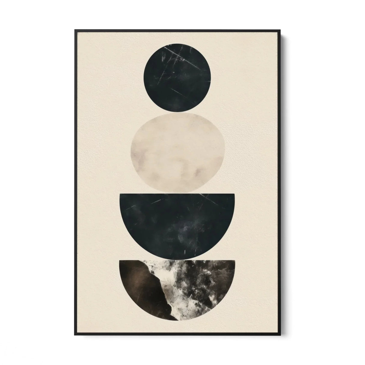 Quadro Stampa su Tela Trame di Grigio - CupidoDesign