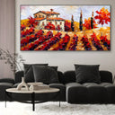Quadro Stampa su Tela Trame di vino - CupidoDesign