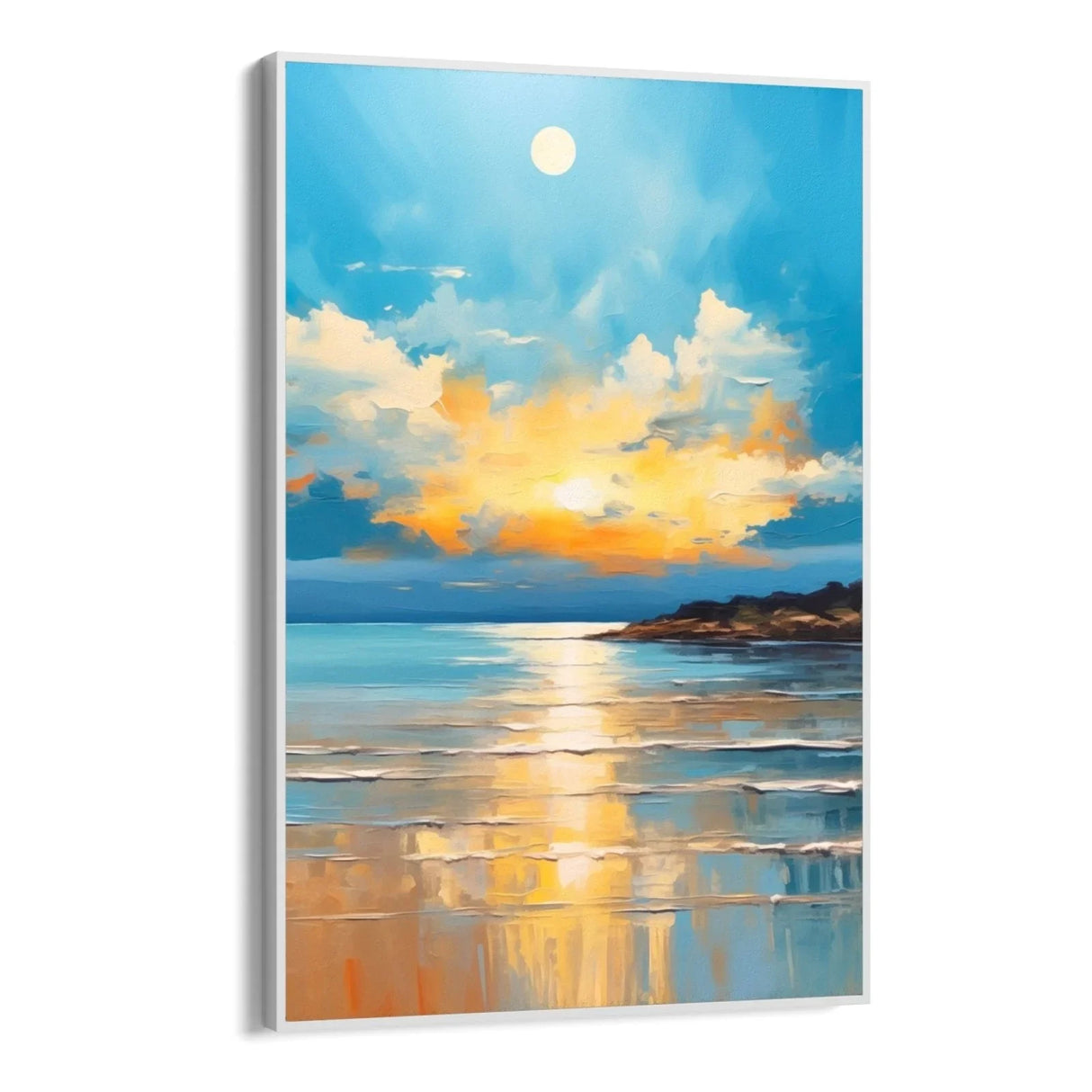 Quadro Stampa su Tela Tramonto Cristallino - CupidoDesign