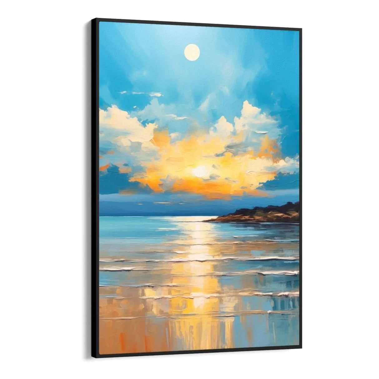 Quadro Stampa su Tela Tramonto Cristallino - CupidoDesign