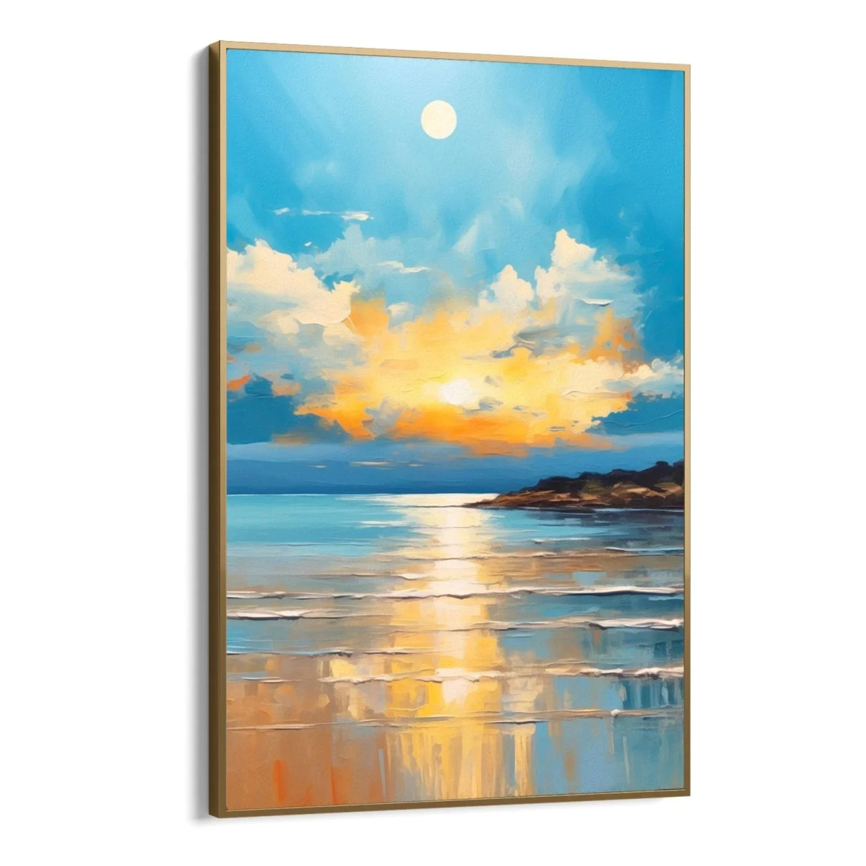 Quadro Stampa su Tela Tramonto Cristallino - CupidoDesign
