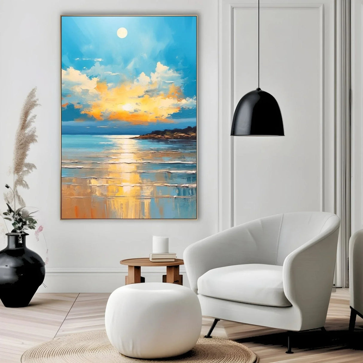 Quadro Stampa su Tela Tramonto Cristallino - CupidoDesign