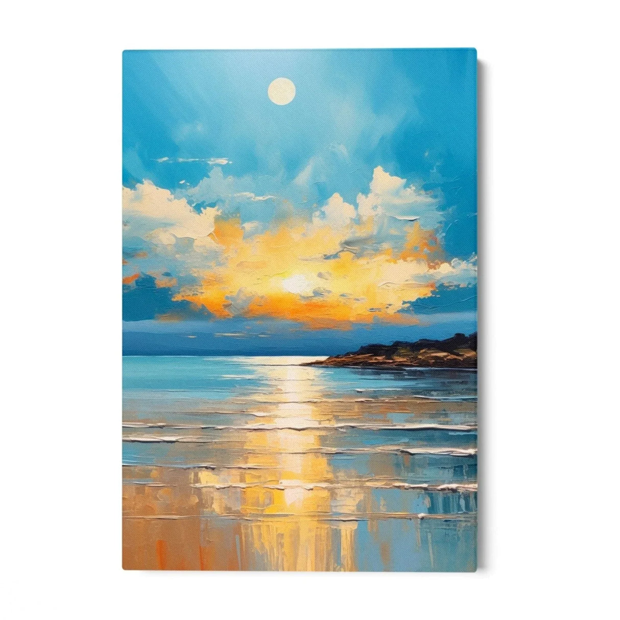 Quadro Stampa su Tela Tramonto Cristallino - CupidoDesign