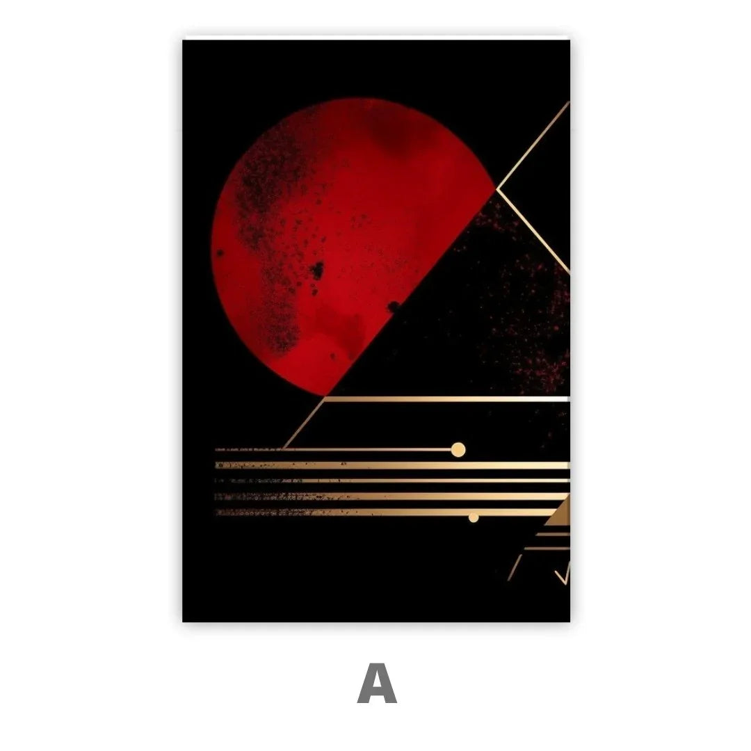 Quadro Stampa su Tela Tramonto d'astrazione - CupidoDesign
