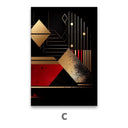 Quadro Stampa su Tela Tramonto d'astrazione - CupidoDesign