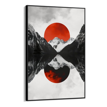 Quadro Stampa su Tela Tramonto delle Alture - CupidoDesign