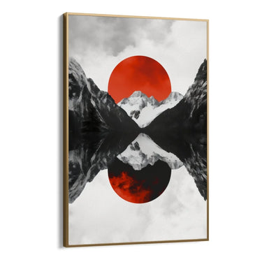 Quadro Stampa su Tela Tramonto delle Alture - CupidoDesign