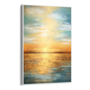 Quadro Stampa su Tela Tramonto dorato - CupidoDesign