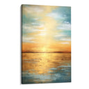 Quadro Stampa su Tela Tramonto dorato - CupidoDesign