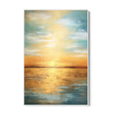 Quadro Stampa su Tela Tramonto dorato - CupidoDesign