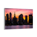 Quadro Stampa su Tela Tramonto in città - CupidoDesign