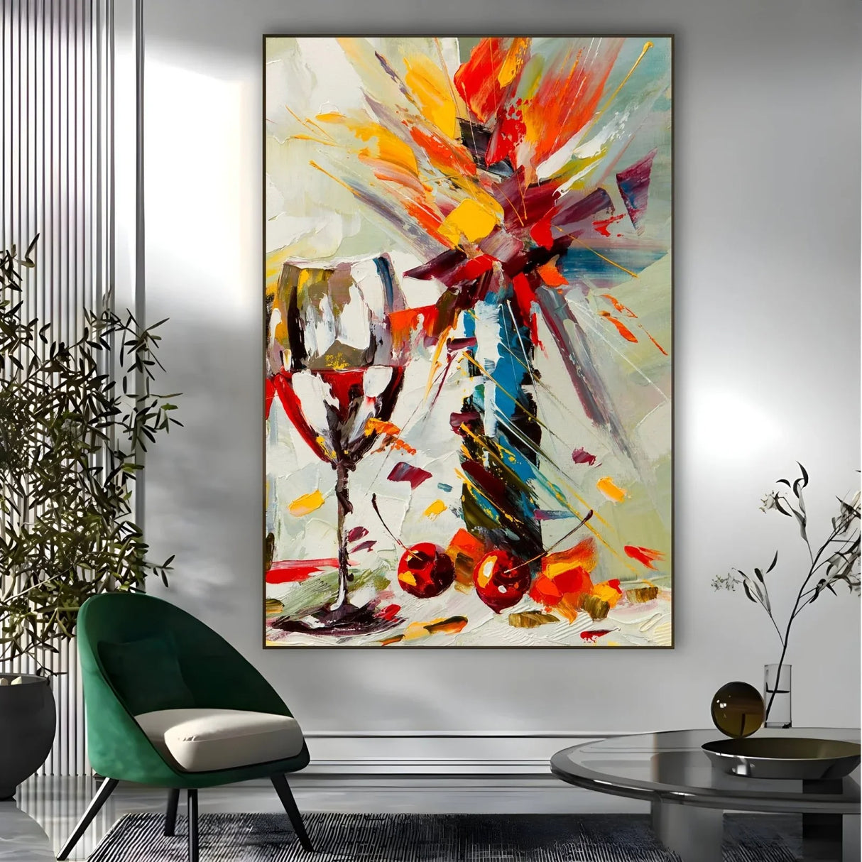 Quadro Stampa su Tela Tramonto nel Calice - CupidoDesign