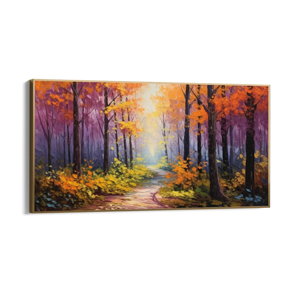 Quadro Stampa su Tela Tramonto nella Foresta - CupidoDesign