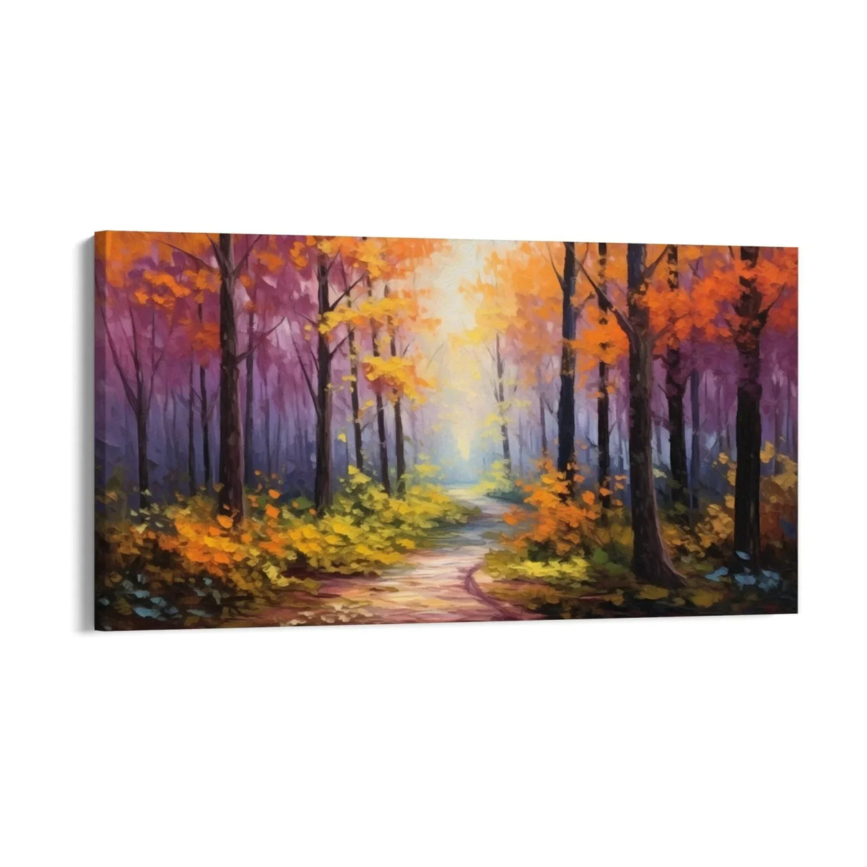 Quadro Stampa su Tela Tramonto nella Foresta - CupidoDesign
