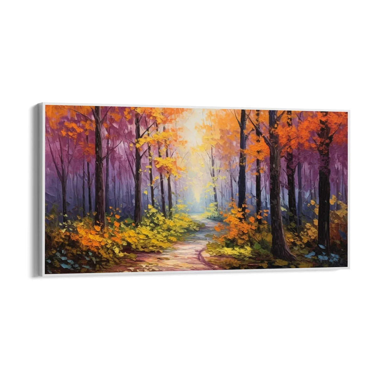 Quadro Stampa su Tela Tramonto nella Foresta - CupidoDesign