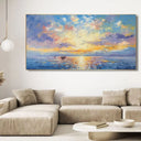Quadro Stampa su Tela Tramonto sul mare - CupidoDesign