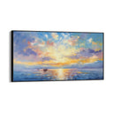 Quadro Stampa su Tela Tramonto sul mare - CupidoDesign