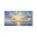 Quadro Stampa su Tela Tramonto sul mare - CupidoDesign