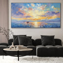 Quadro Stampa su Tela Tramonto sul mare - CupidoDesign