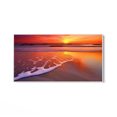 Quadro Stampa su Tela Tramonto sulla spiaggia - CupidoDesign