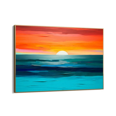 Quadro Stampa su Tela Tramonto vibrante - CupidoDesign