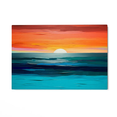 Quadro Stampa su Tela Tramonto vibrante - CupidoDesign