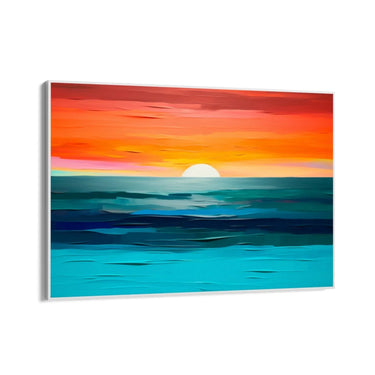 Quadro Stampa su Tela Tramonto vibrante - CupidoDesign