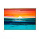 Quadro Stampa su Tela Tramonto vibrante - CupidoDesign
