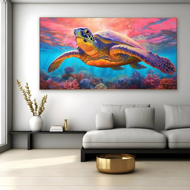 Quadro Stampa su Tela Tranquillità tra i Coralli - CupidoDesign