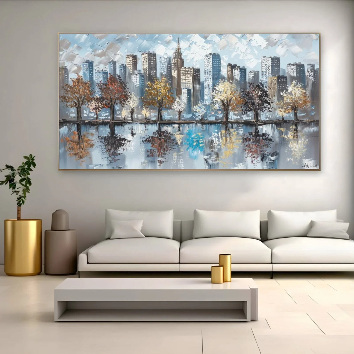 Quadro Stampa su Tela Trasformazioni Metropolitane - CupidoDesign