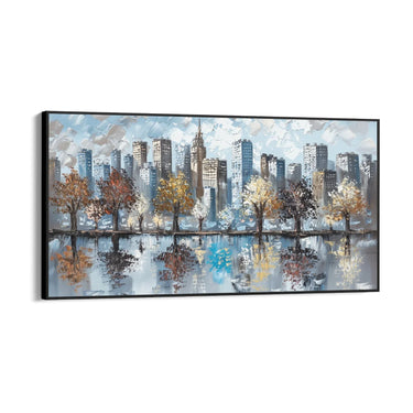 Quadro Stampa su Tela Trasformazioni Metropolitane - CupidoDesign