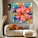 Quadro Stampa su Tela Trasparenze Floreali - CupidoDesign