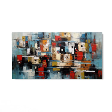 Quadro Stampa su Tela Tratti di colori - CupidoDesign