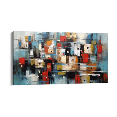 Quadro Stampa su Tela Tratti di colori - CupidoDesign